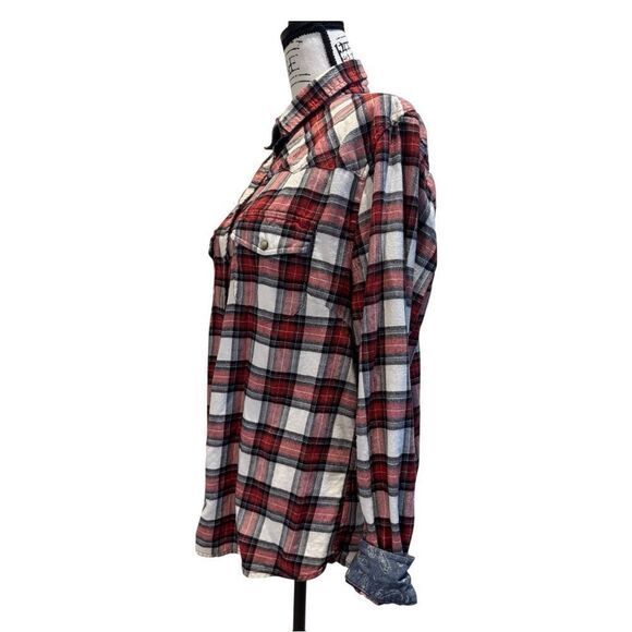 Jachs Girlfriend Bea Flannel Shirt Sz XXL - Picture 5 of 10
